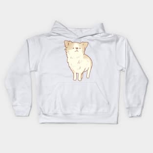 chihuahua illustration Kids Hoodie